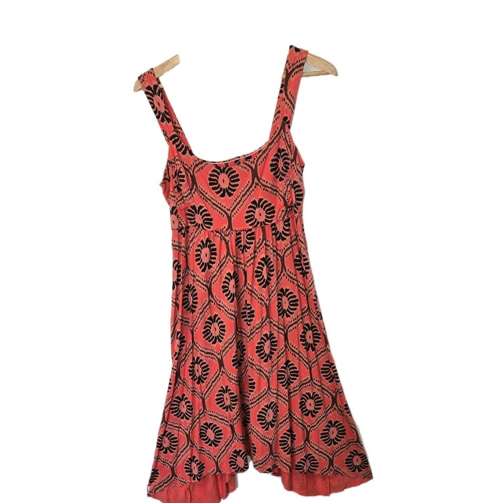 Fresh Produce "Ada" hi-low sundress Size Large Beachy Orange
